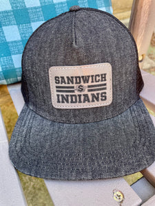 Sandwich Indians Adjustable Leather Patched Hat
