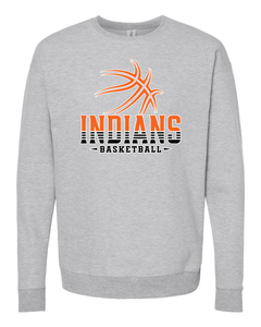 Indians Basketball Stack Tee/Sweatshirt