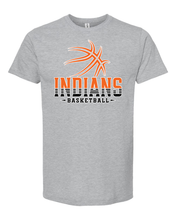 Load image into Gallery viewer, Indians Basketball Stack Tee/Sweatshirt