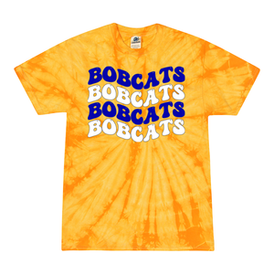 Bobcats Groovy Tie-Dye Tee