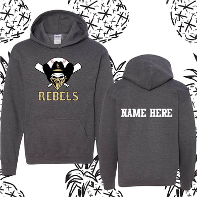KC Rebels Customized Hooded Sweatshirt