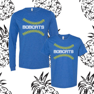 Bobcats Double Stitch Long/Short Sleeve Tee
