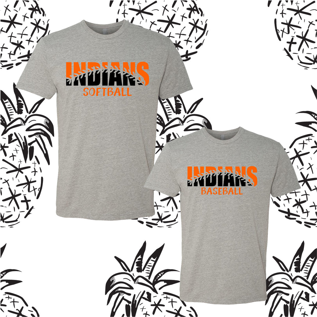Indians Stitch Tee or Hooded Sweatshirt