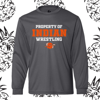Property of Indian Wrestling Performance Long Sleeve Tee