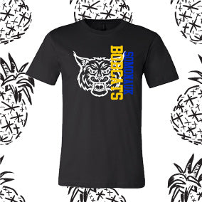 Somonauk Bobcat Side Text Tee