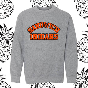 Retro Sandwich Indians Crew Neck Sweatshirt